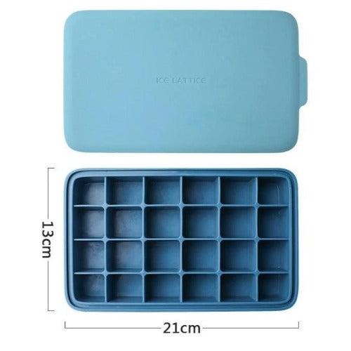 LifeProofLab - LifeProofLab™ Stackable Ice Cube Tray - Rectangular / Sky Blue