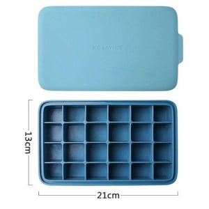 LifeProofLab - LifeProofLab™ Stackable Ice Cube Tray - Rectangular / Sky Blue
