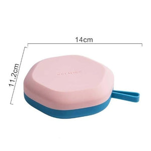 LifeProofLab - LifeProofLab™ Stackable Ice Cube Tray - Hexagon / Pink / Blue