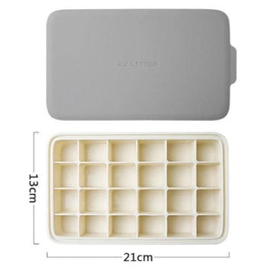 LifeProofLab - LifeProofLab™ Stackable Ice Cube Tray - Rectangular / Grey / White