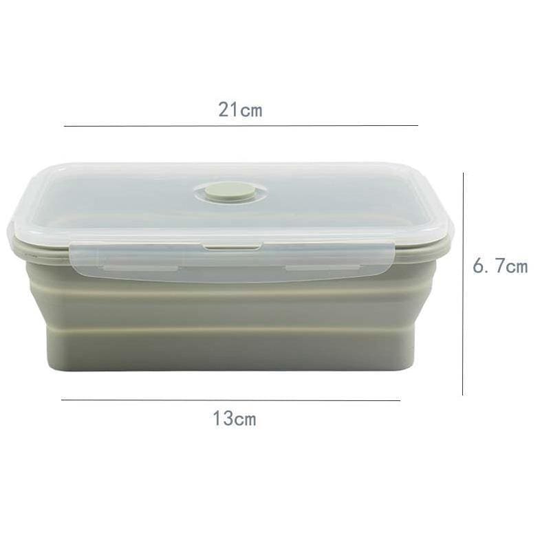 LifeProofLab - LifeProofLab™ Easy Food Containers - Rectangular / Avocado / 1110ml (37.19oz)