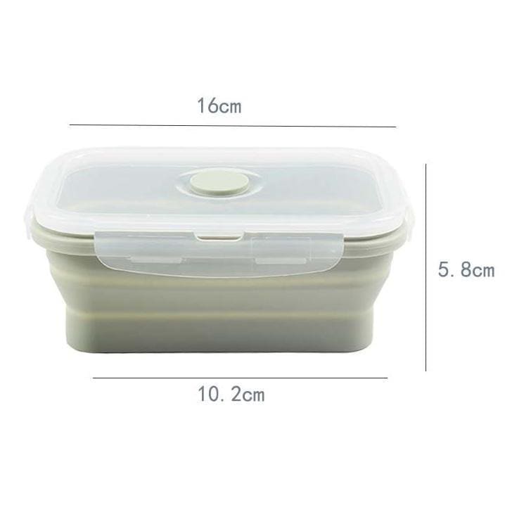 LifeProofLab - LifeProofLab™ Easy Food Containers - Rectangular / Avocado / 550ml (18.59oz)
