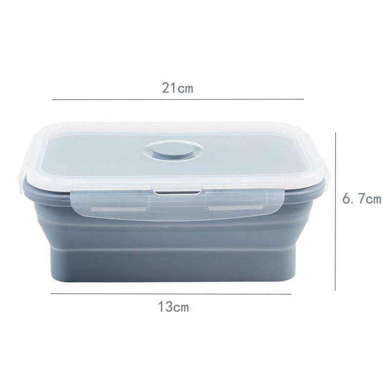 LifeProofLab - LifeProofLab™ Easy Food Containers - Rectangular / Blueberry / 1110ml (37.19oz)