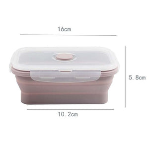 LifeProofLab - LifeProofLab™ Easy Food Containers - Rectangular / Pink Guava / 550ml (18.59oz)