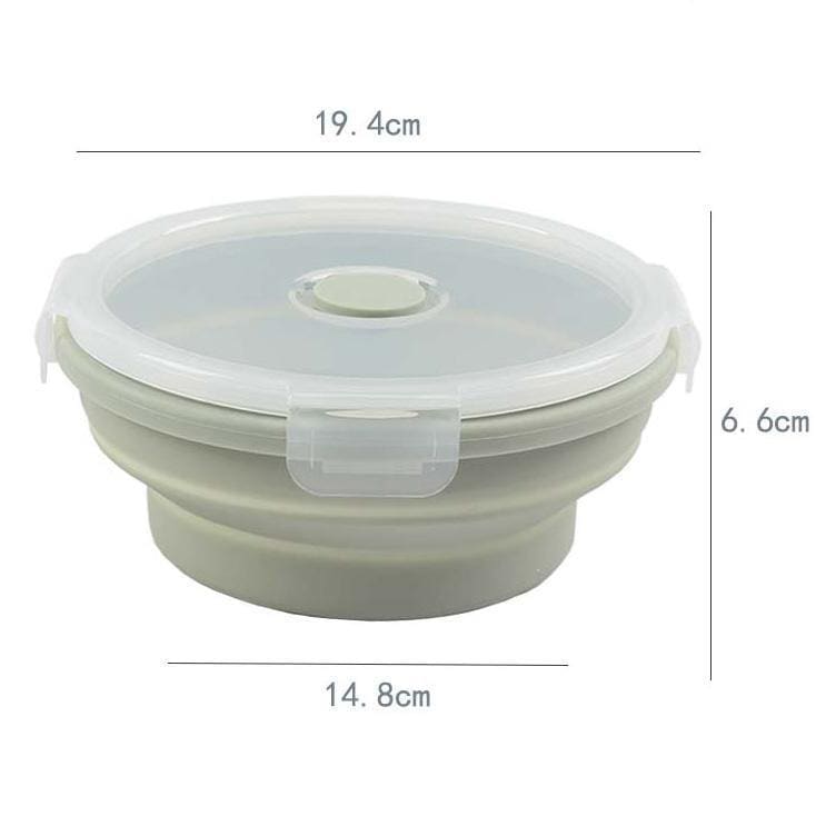 LifeProofLab - LifeProofLab™ Easy Food Containers - Round / Avocado / 1110ml (37.19oz)