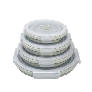 LifeProofLab - LifeProofLab™ Easy Food Containers - Round / Avocado / 4 Sizes Bundle