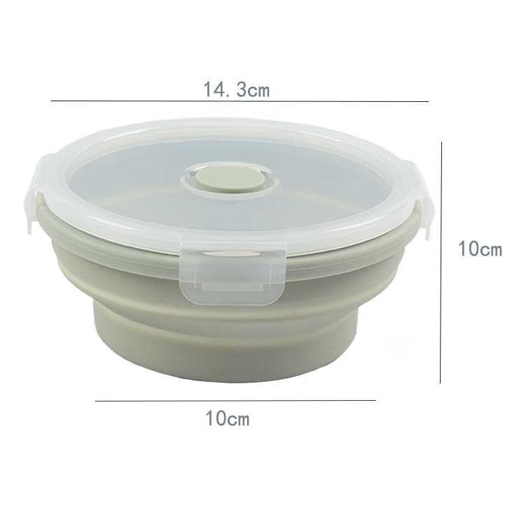 LifeProofLab - LifeProofLab™ Easy Food Containers - Round / Avocado / 550ml (18.59oz)