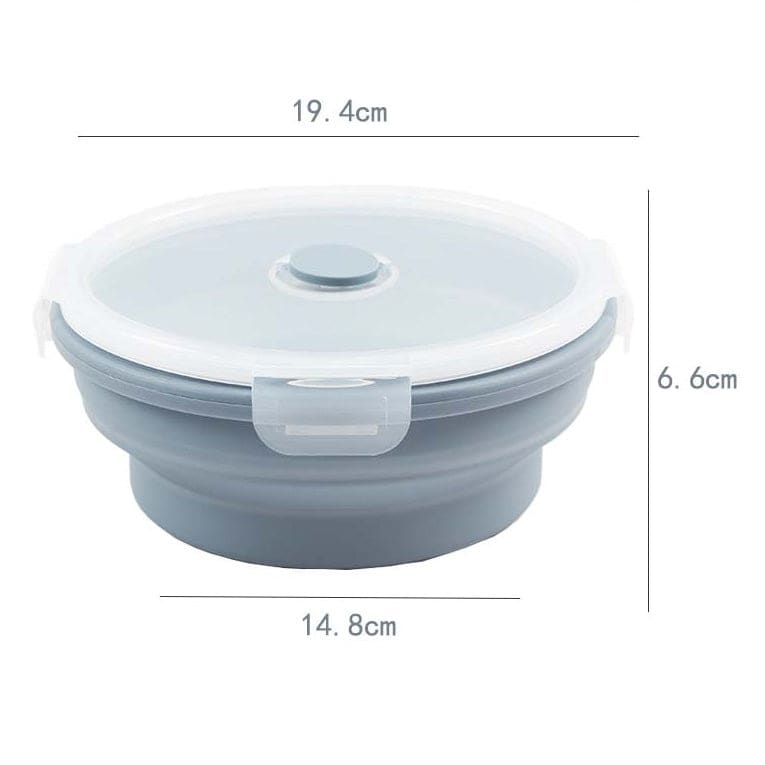 LifeProofLab - LifeProofLab™ Easy Food Containers - Round / Blueberry / 1110ml (37.19oz)