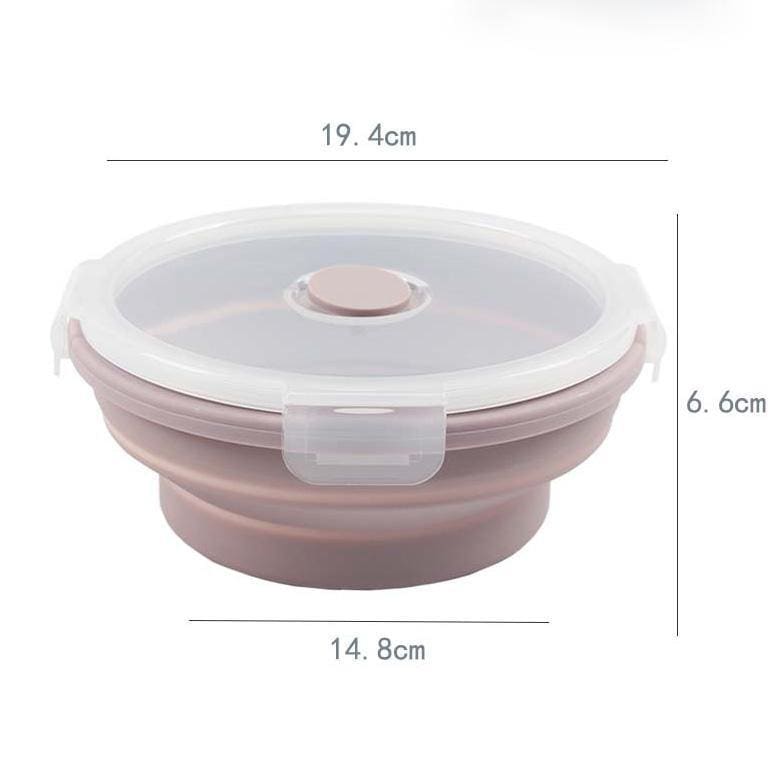 LifeProofLab - LifeProofLab™ Easy Food Containers - Round / Pink Guava / 1110ml (37.19oz)