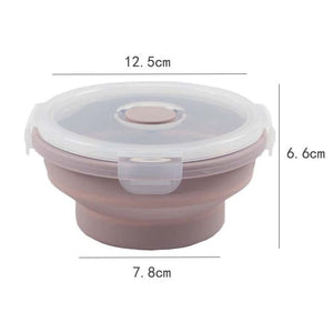 LifeProofLab - LifeProofLab™ Easy Food Containers - Round / Pink Guava / 350ml (11.83oz)