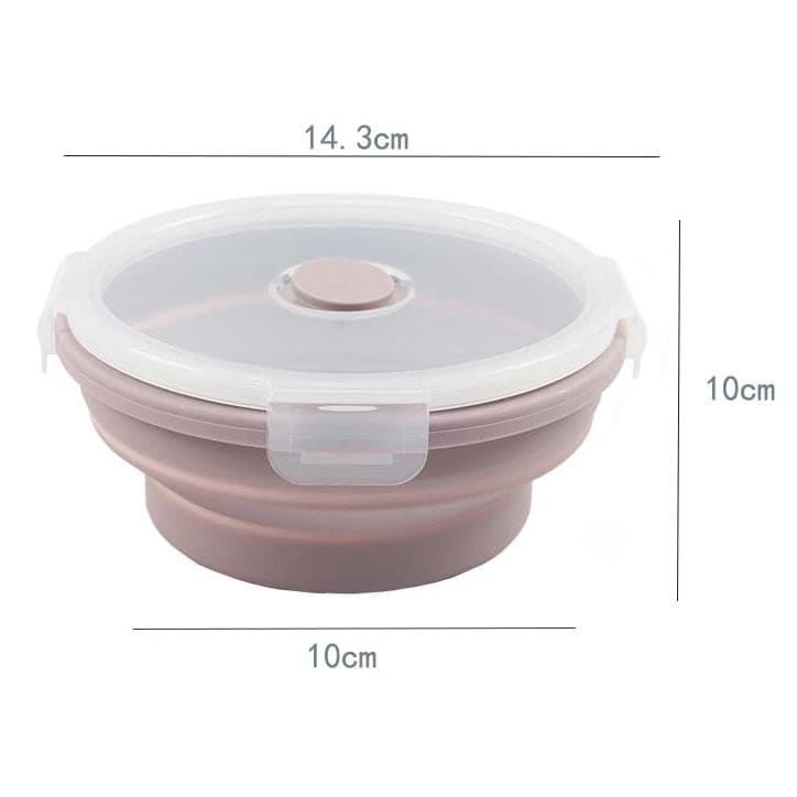 LifeProofLab - LifeProofLab™ Easy Food Containers - Round / Pink Guava / 550ml (18.59oz)