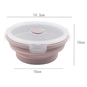 LifeProofLab - LifeProofLab™ Easy Food Containers - Round / Pink Guava / 550ml (18.59oz)